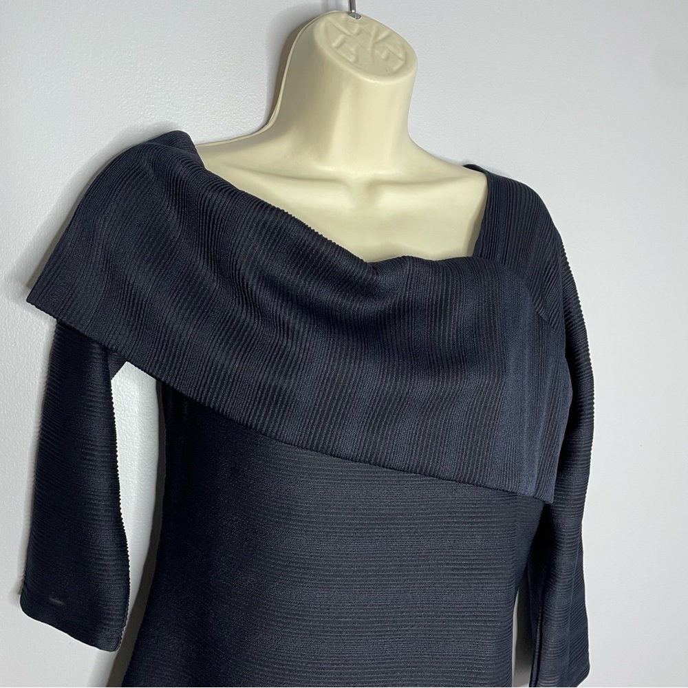Anthropologie Blue Tassel Off Shoulder Top - Picture 7 of 12